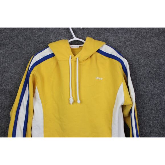 Levi's Women's Color Block Long Sleeve Pullover Drawstring Hoodie Size Small - Picture 2 of 11